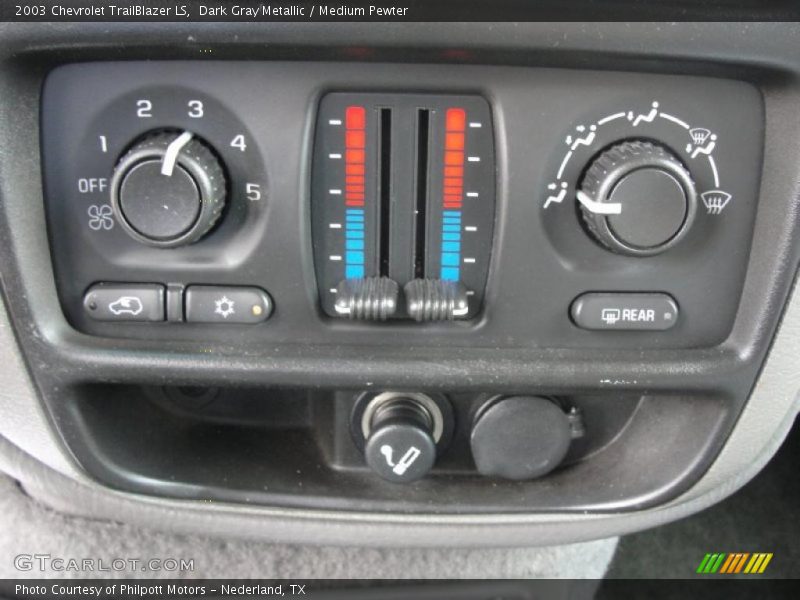 Dark Gray Metallic / Medium Pewter 2003 Chevrolet TrailBlazer LS
