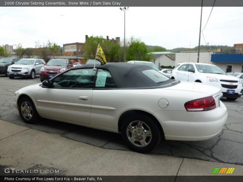 Stone White / Dark Slate Gray 2006 Chrysler Sebring Convertible