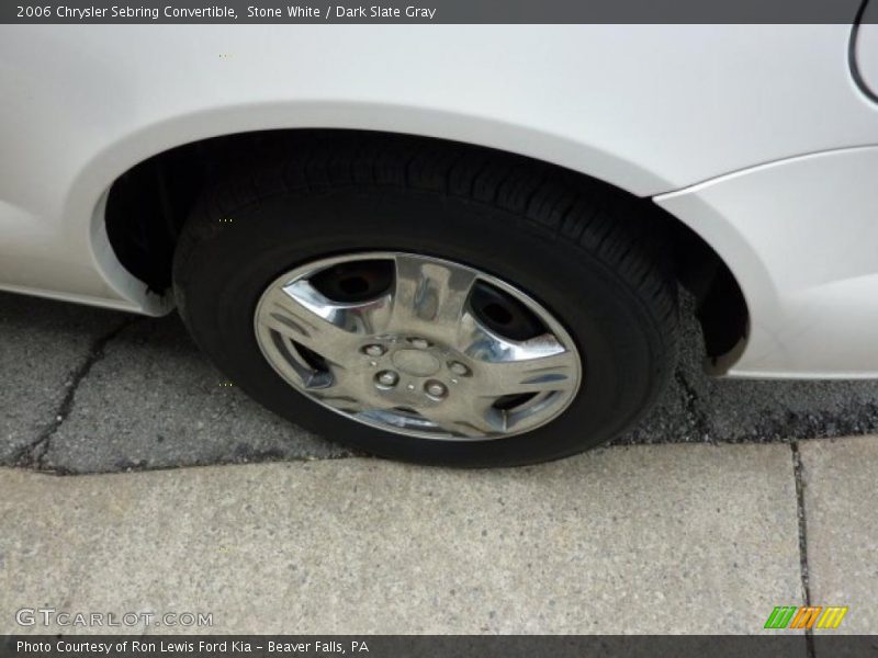 Stone White / Dark Slate Gray 2006 Chrysler Sebring Convertible