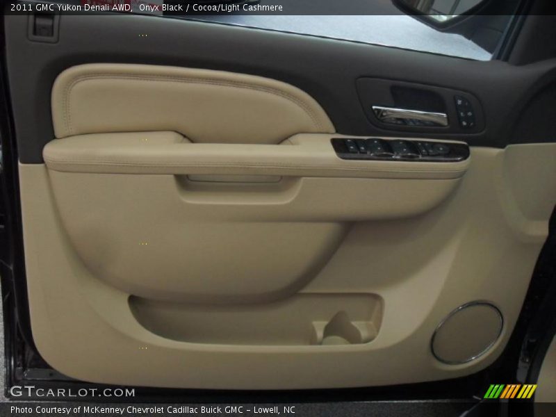 Onyx Black / Cocoa/Light Cashmere 2011 GMC Yukon Denali AWD