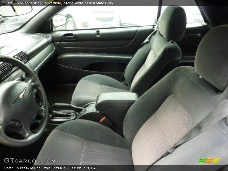  2006 Sebring Convertible Dark Slate Gray Interior