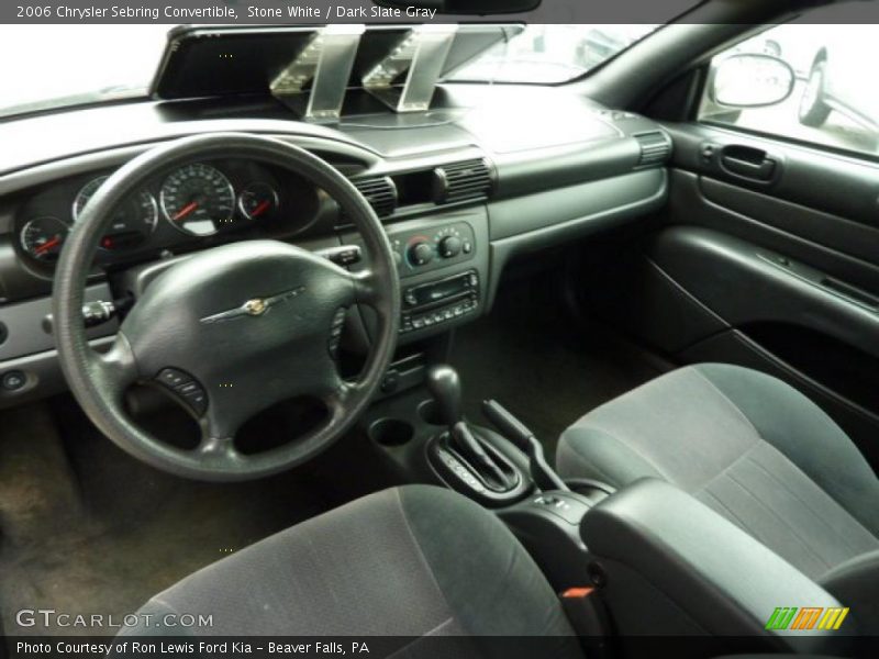 Dark Slate Gray Interior - 2006 Sebring Convertible 