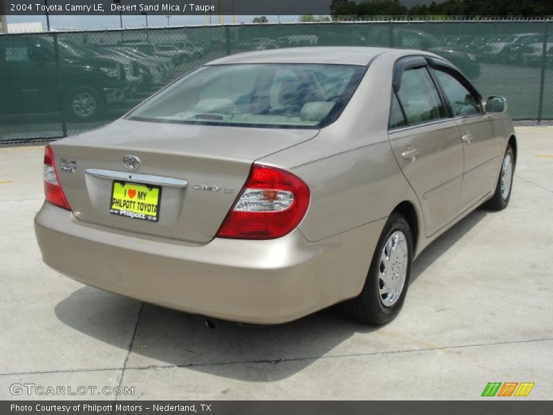 Desert Sand Mica / Taupe 2004 Toyota Camry LE