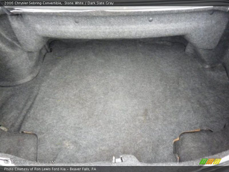 Stone White / Dark Slate Gray 2006 Chrysler Sebring Convertible