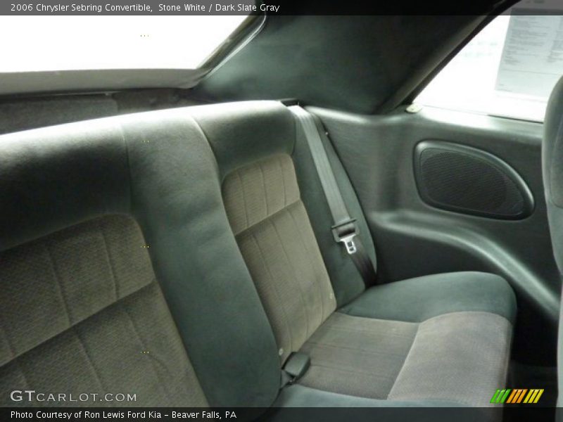Stone White / Dark Slate Gray 2006 Chrysler Sebring Convertible