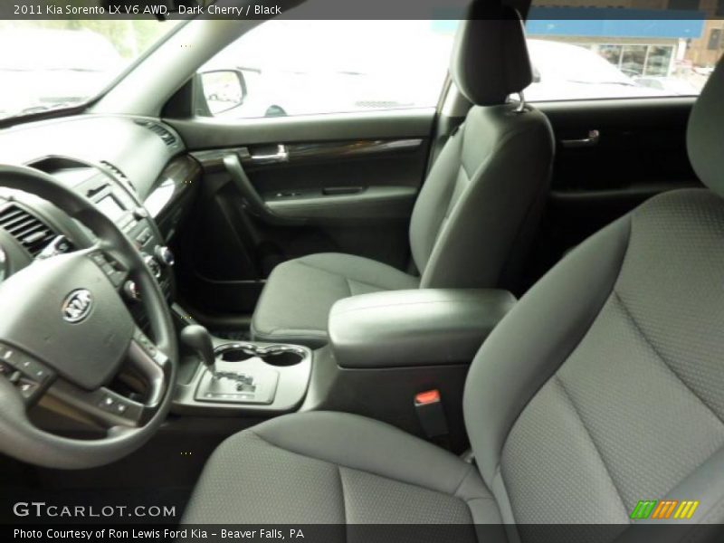 Dark Cherry / Black 2011 Kia Sorento LX V6 AWD