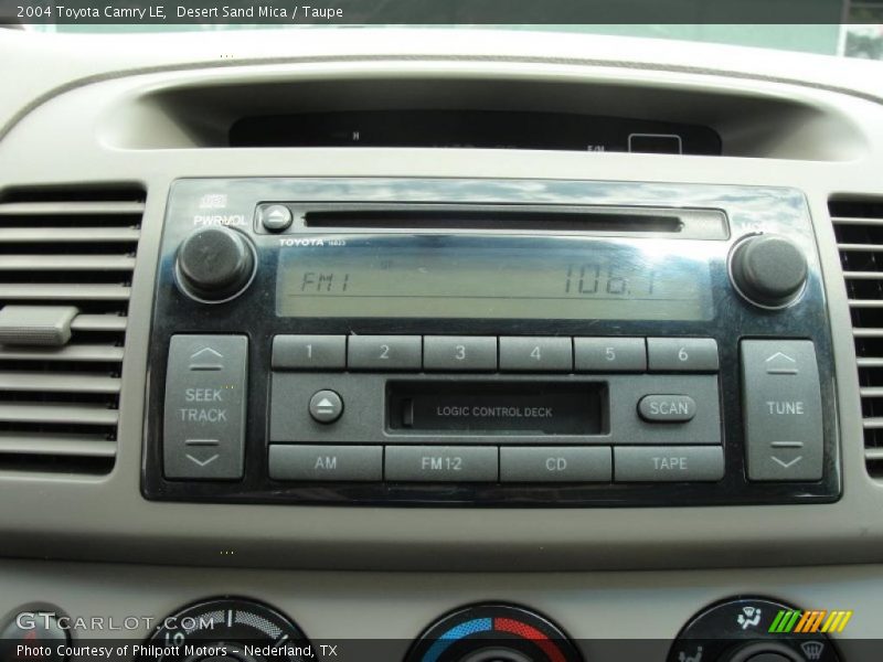 Desert Sand Mica / Taupe 2004 Toyota Camry LE