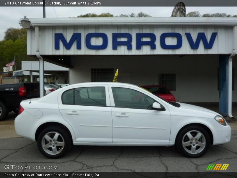 Summit White / Ebony 2010 Chevrolet Cobalt LT Sedan