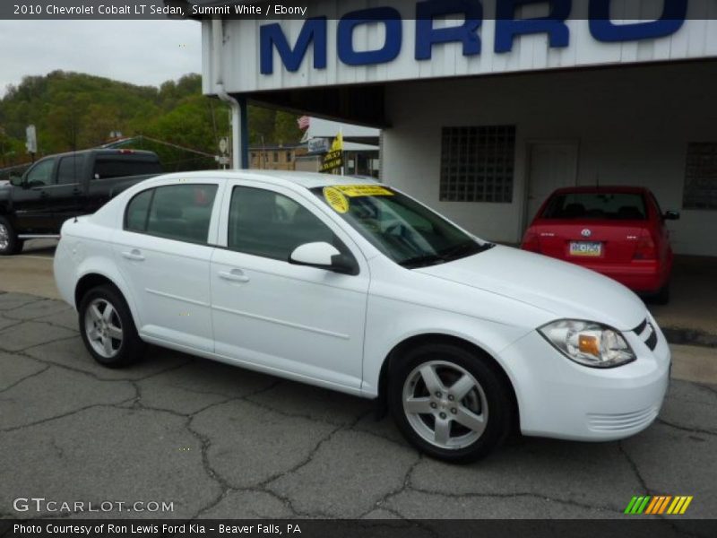 Summit White / Ebony 2010 Chevrolet Cobalt LT Sedan