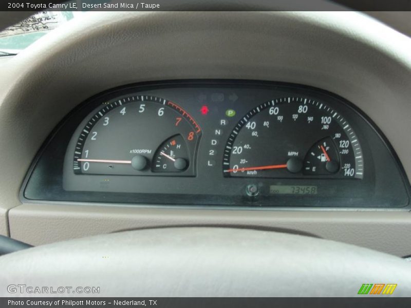 Desert Sand Mica / Taupe 2004 Toyota Camry LE