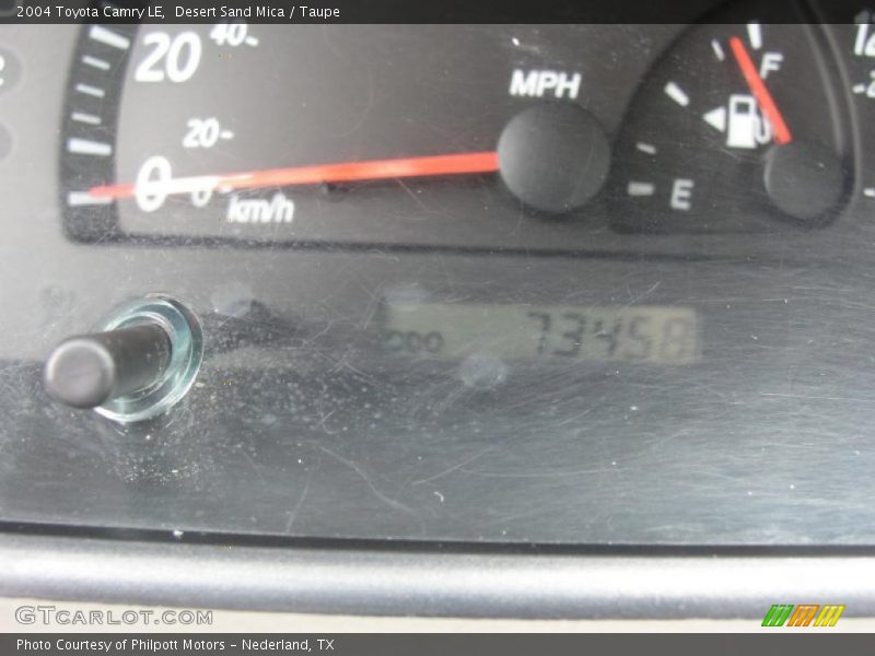 Desert Sand Mica / Taupe 2004 Toyota Camry LE