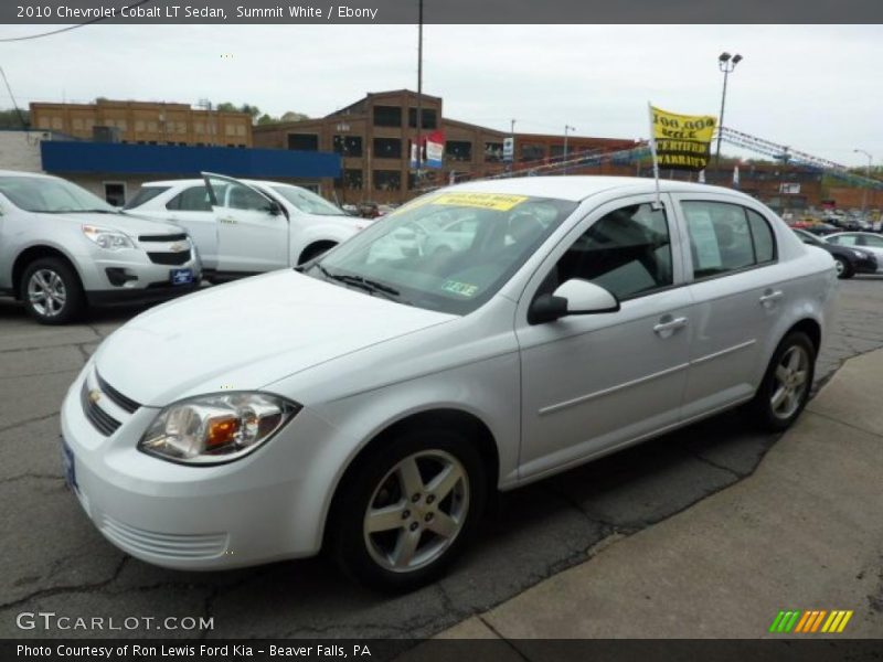 Summit White / Ebony 2010 Chevrolet Cobalt LT Sedan