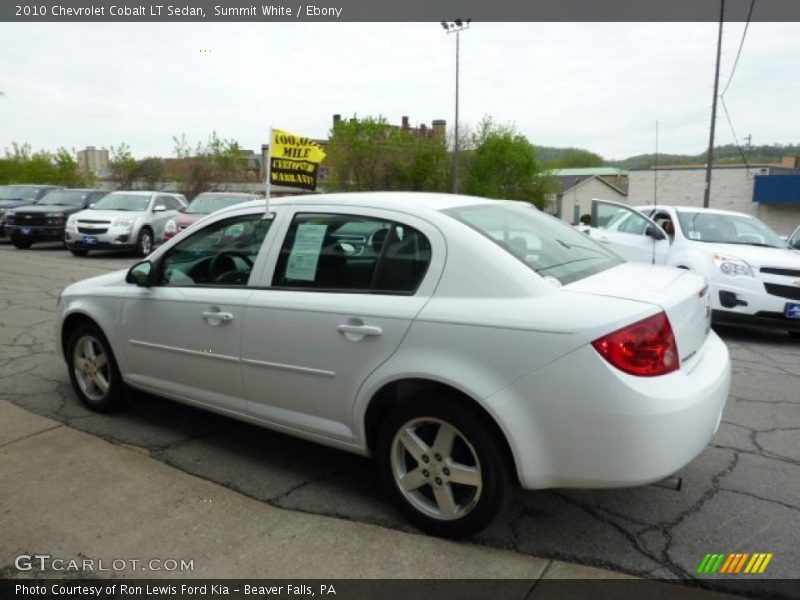 Summit White / Ebony 2010 Chevrolet Cobalt LT Sedan