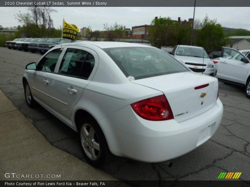 Summit White / Ebony 2010 Chevrolet Cobalt LT Sedan