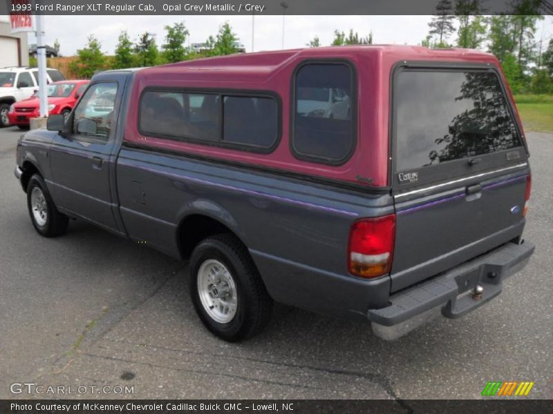 Opal Grey Metallic / Grey 1993 Ford Ranger XLT Regular Cab
