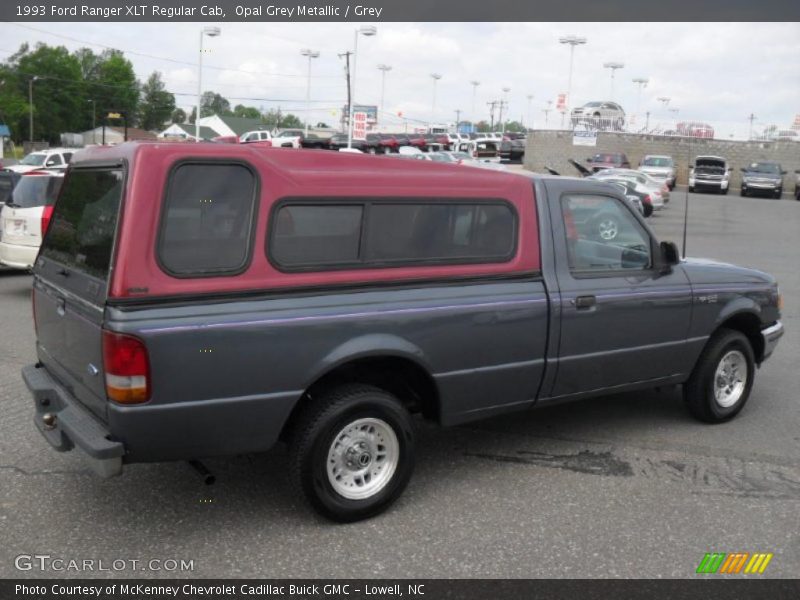 Opal Grey Metallic / Grey 1993 Ford Ranger XLT Regular Cab