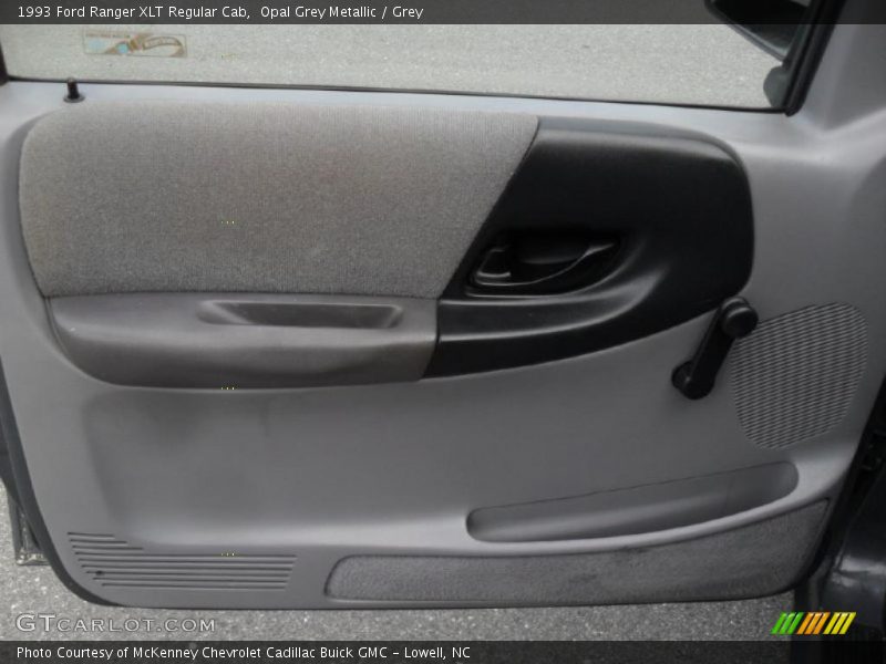 Opal Grey Metallic / Grey 1993 Ford Ranger XLT Regular Cab