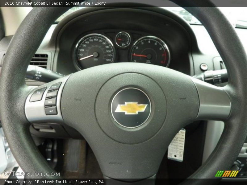 Summit White / Ebony 2010 Chevrolet Cobalt LT Sedan