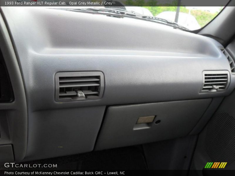 Opal Grey Metallic / Grey 1993 Ford Ranger XLT Regular Cab