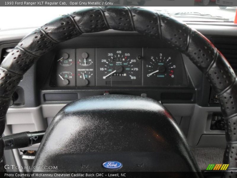Opal Grey Metallic / Grey 1993 Ford Ranger XLT Regular Cab