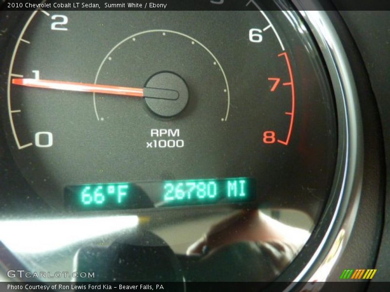 Summit White / Ebony 2010 Chevrolet Cobalt LT Sedan