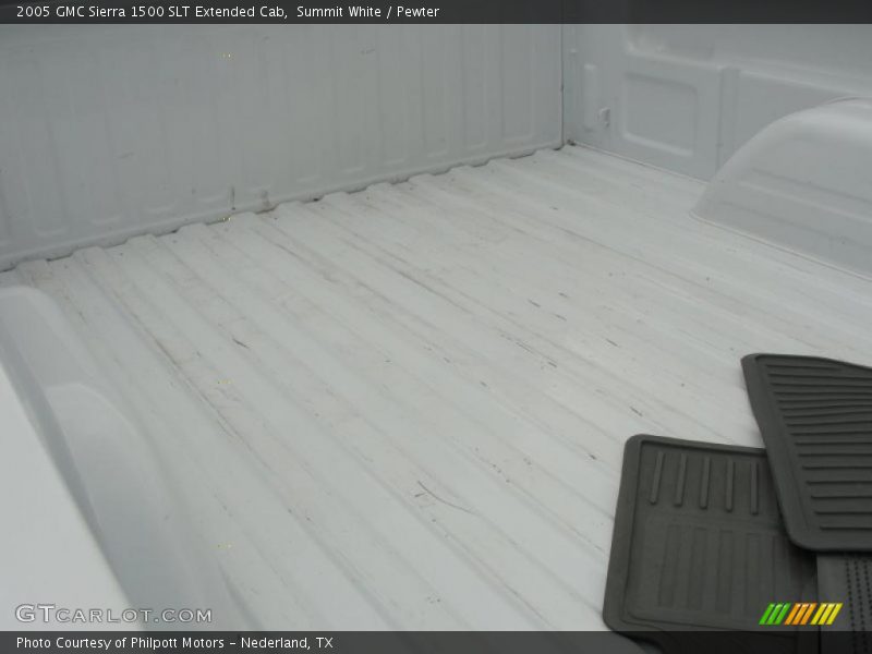 Summit White / Pewter 2005 GMC Sierra 1500 SLT Extended Cab