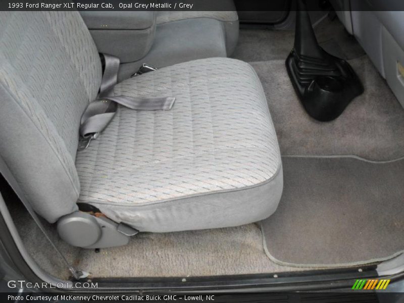 Opal Grey Metallic / Grey 1993 Ford Ranger XLT Regular Cab