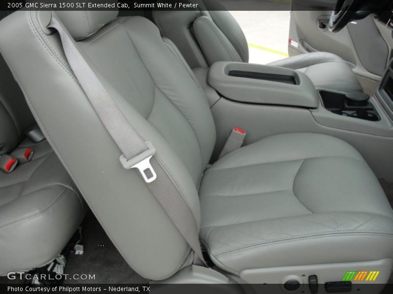  2005 Sierra 1500 SLT Extended Cab Pewter Interior