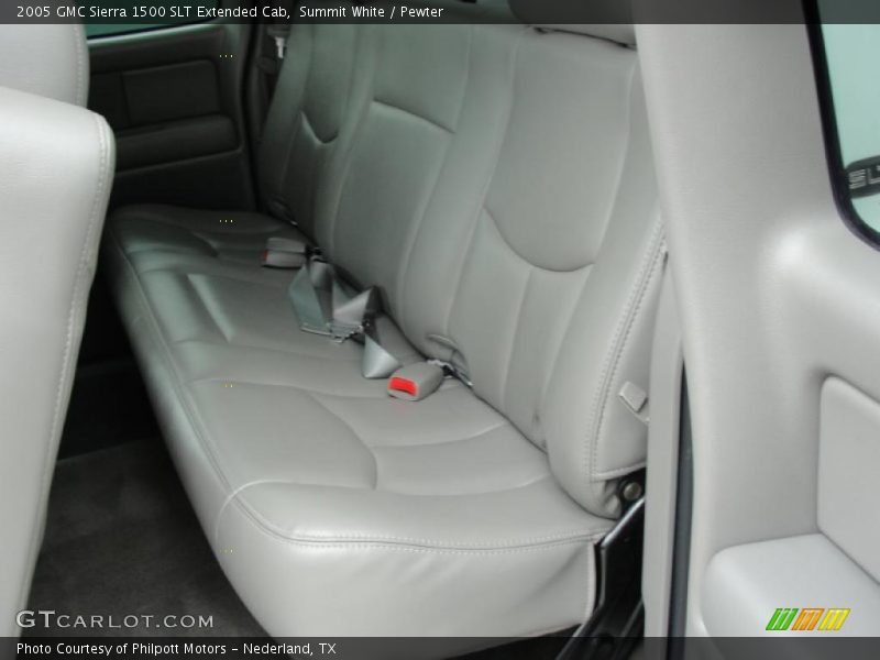 Summit White / Pewter 2005 GMC Sierra 1500 SLT Extended Cab