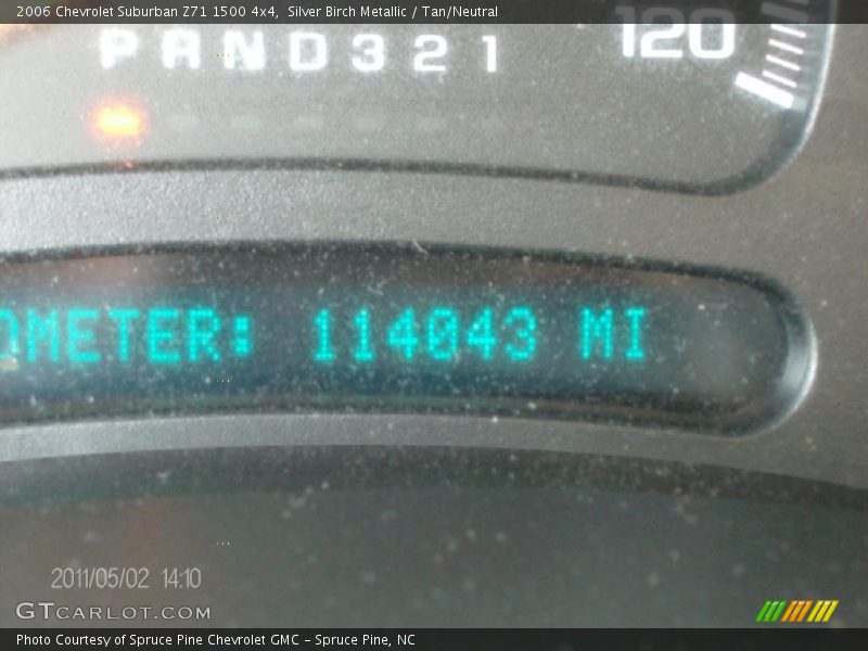 Silver Birch Metallic / Tan/Neutral 2006 Chevrolet Suburban Z71 1500 4x4