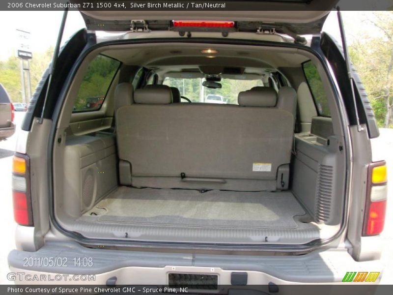 Silver Birch Metallic / Tan/Neutral 2006 Chevrolet Suburban Z71 1500 4x4
