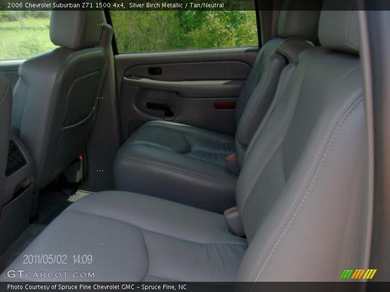 Silver Birch Metallic / Tan/Neutral 2006 Chevrolet Suburban Z71 1500 4x4