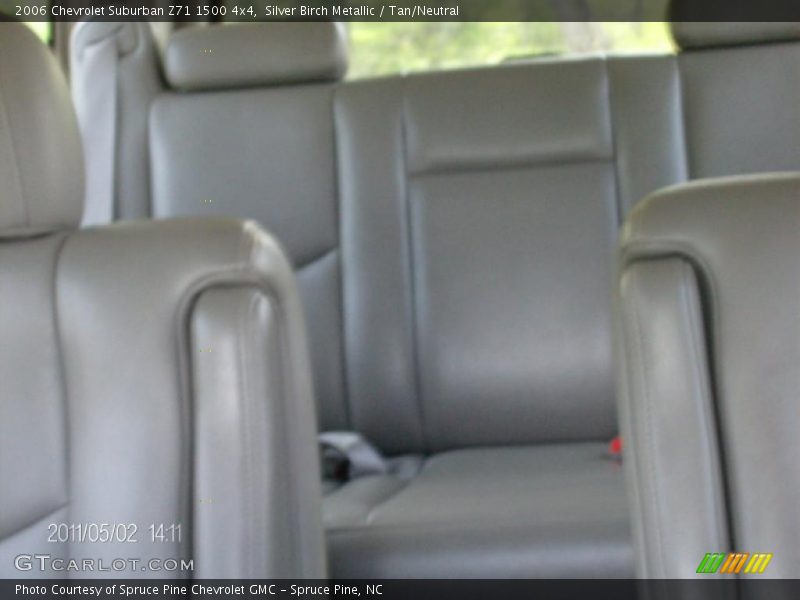 Silver Birch Metallic / Tan/Neutral 2006 Chevrolet Suburban Z71 1500 4x4