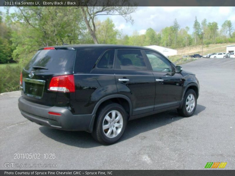Ebony Black / Black 2011 Kia Sorento LX