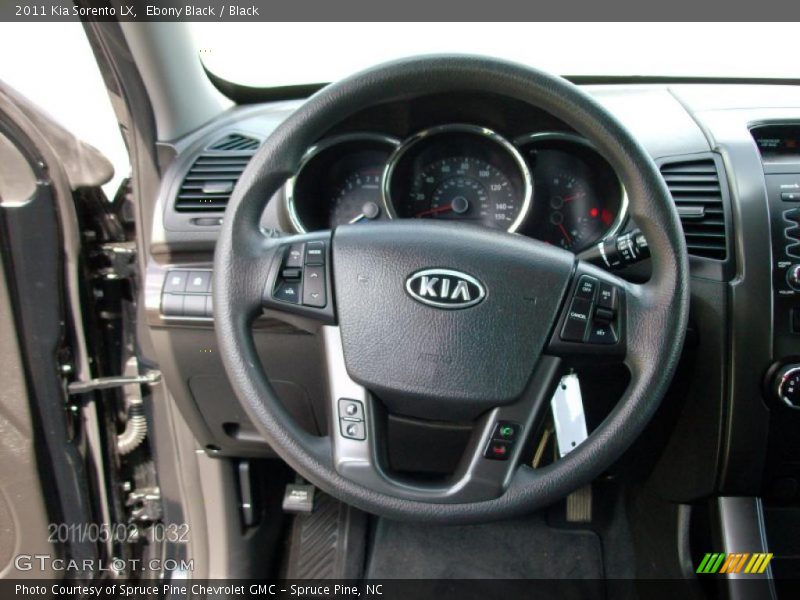 Ebony Black / Black 2011 Kia Sorento LX