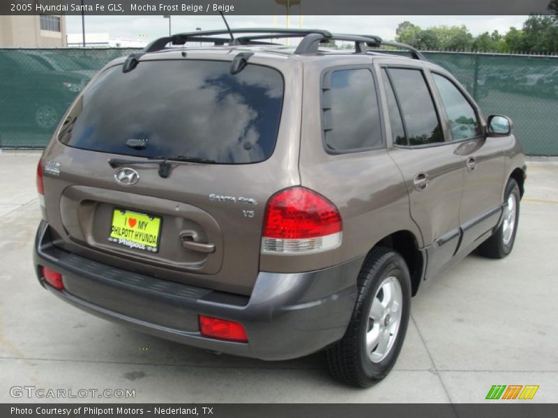 Mocha Frost Beige / Beige 2005 Hyundai Santa Fe GLS
