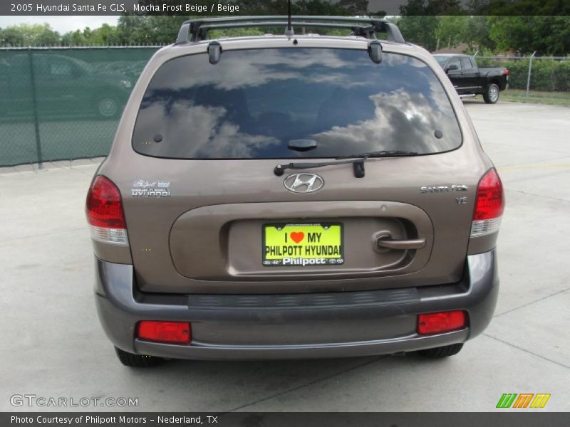 Mocha Frost Beige / Beige 2005 Hyundai Santa Fe GLS
