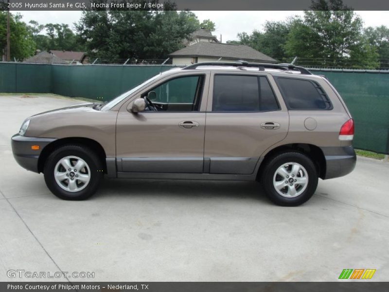 Mocha Frost Beige / Beige 2005 Hyundai Santa Fe GLS