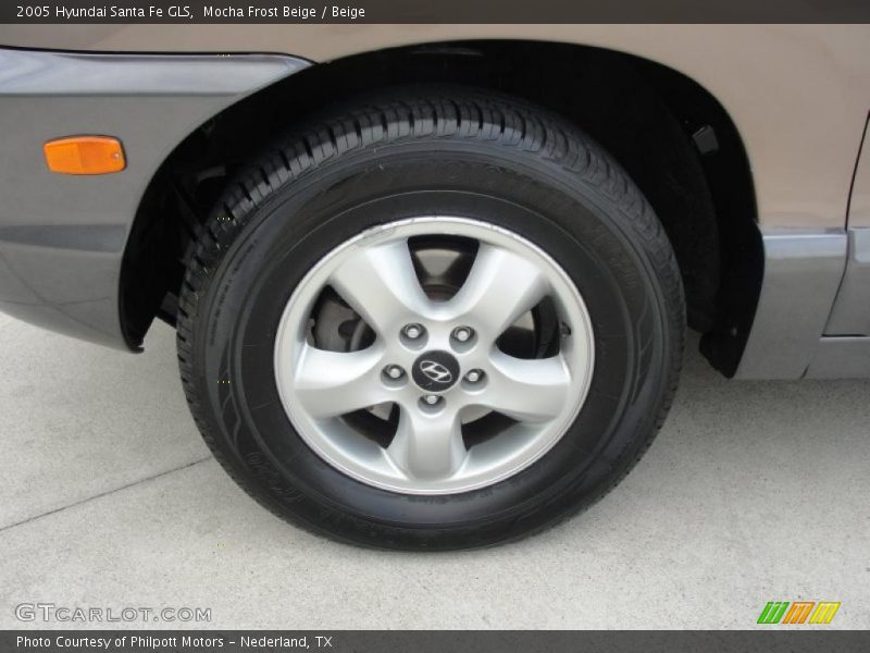 Mocha Frost Beige / Beige 2005 Hyundai Santa Fe GLS