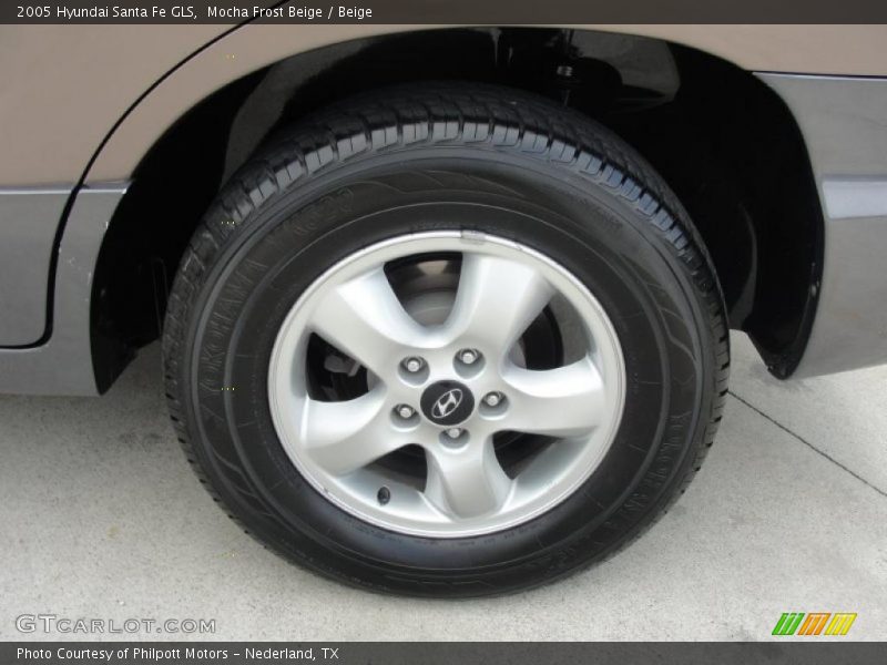 Mocha Frost Beige / Beige 2005 Hyundai Santa Fe GLS