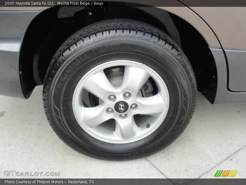 Mocha Frost Beige / Beige 2005 Hyundai Santa Fe GLS