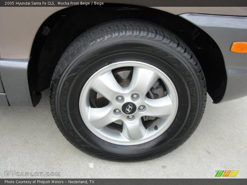 Mocha Frost Beige / Beige 2005 Hyundai Santa Fe GLS