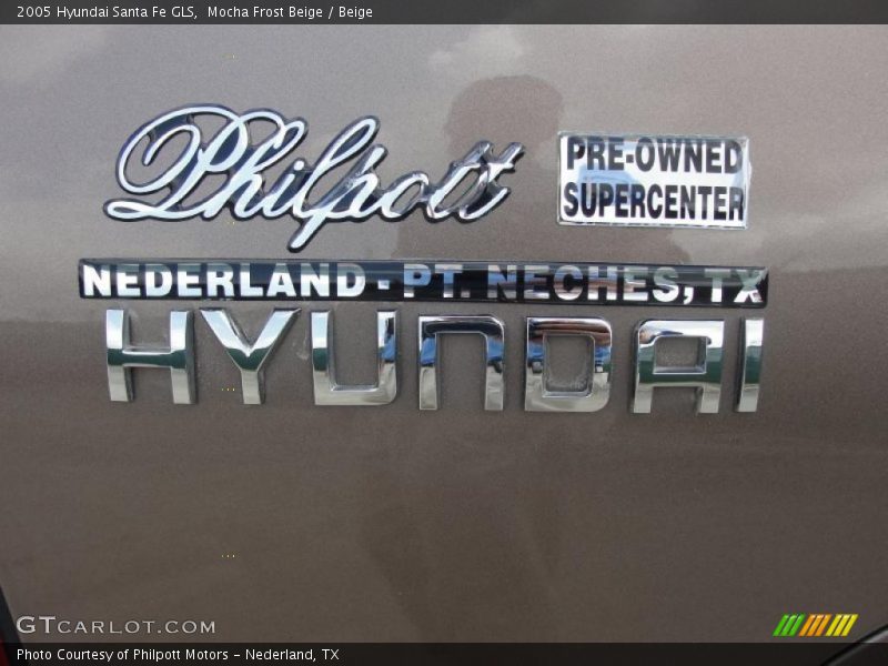 Mocha Frost Beige / Beige 2005 Hyundai Santa Fe GLS