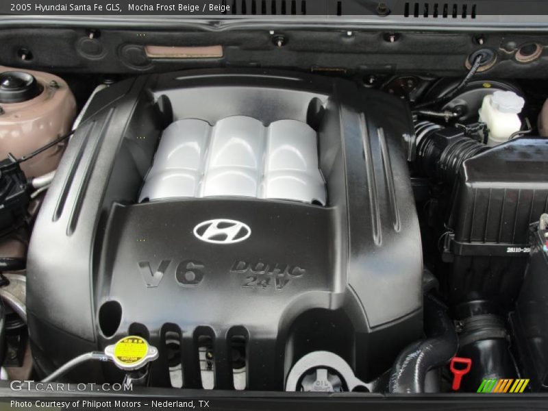 Mocha Frost Beige / Beige 2005 Hyundai Santa Fe GLS