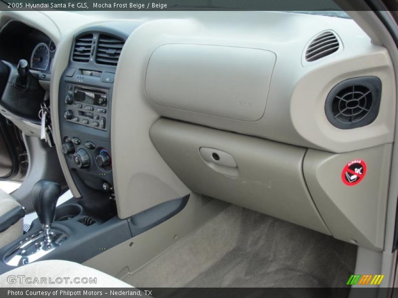 Mocha Frost Beige / Beige 2005 Hyundai Santa Fe GLS