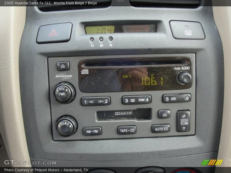 Mocha Frost Beige / Beige 2005 Hyundai Santa Fe GLS