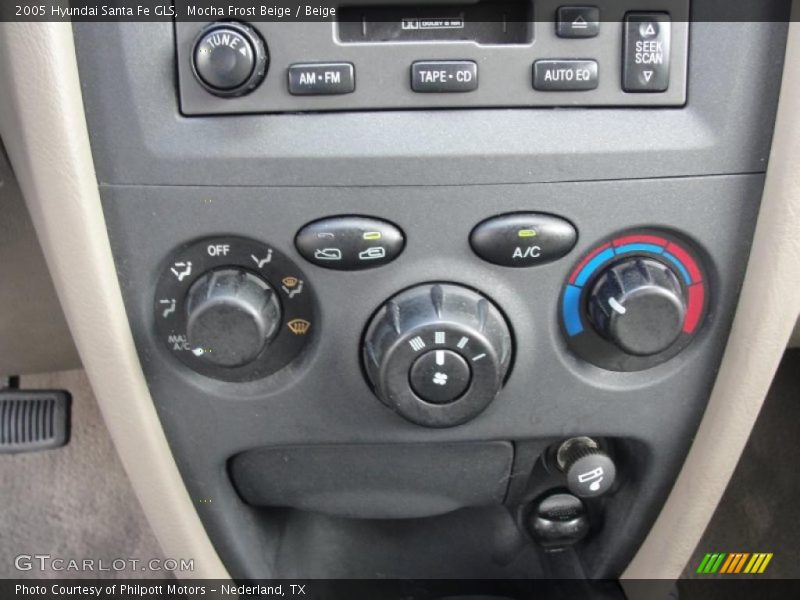 Mocha Frost Beige / Beige 2005 Hyundai Santa Fe GLS
