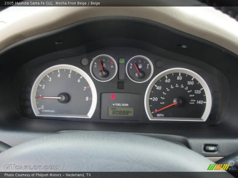 Mocha Frost Beige / Beige 2005 Hyundai Santa Fe GLS