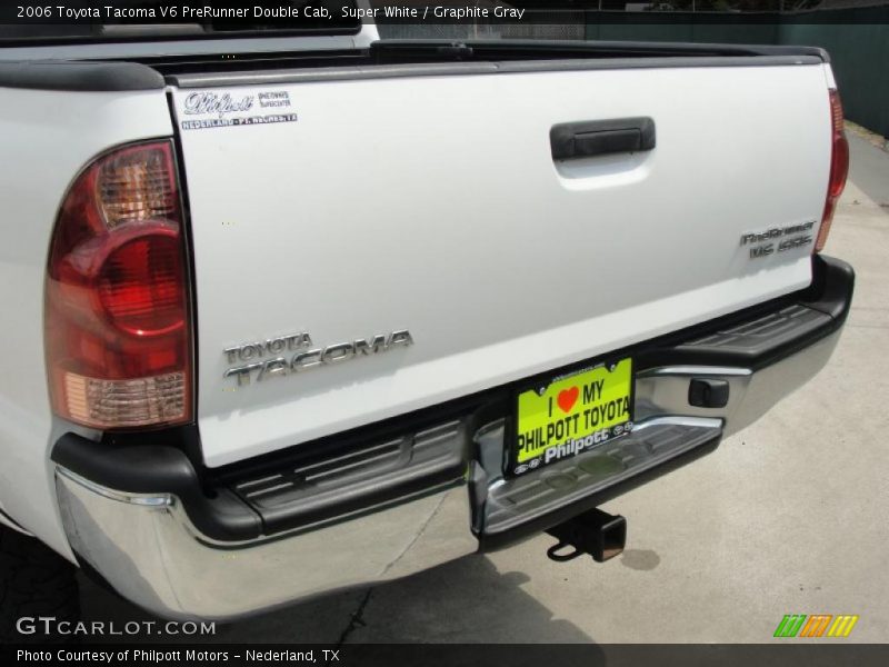 Super White / Graphite Gray 2006 Toyota Tacoma V6 PreRunner Double Cab