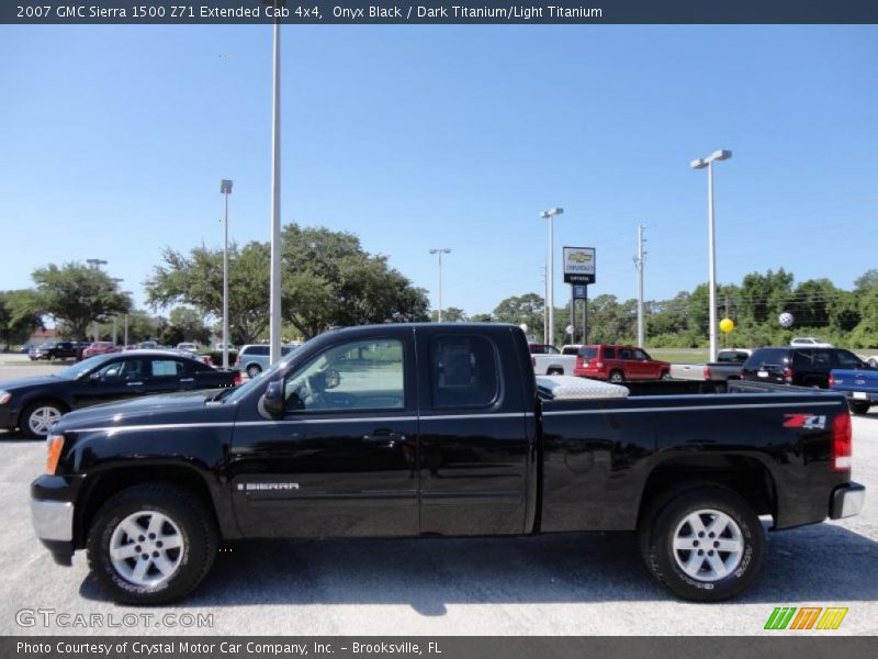 Onyx Black / Dark Titanium/Light Titanium 2007 GMC Sierra 1500 Z71 Extended Cab 4x4